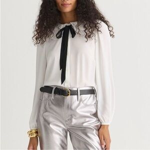 J Crew Ruffle Collar blouse